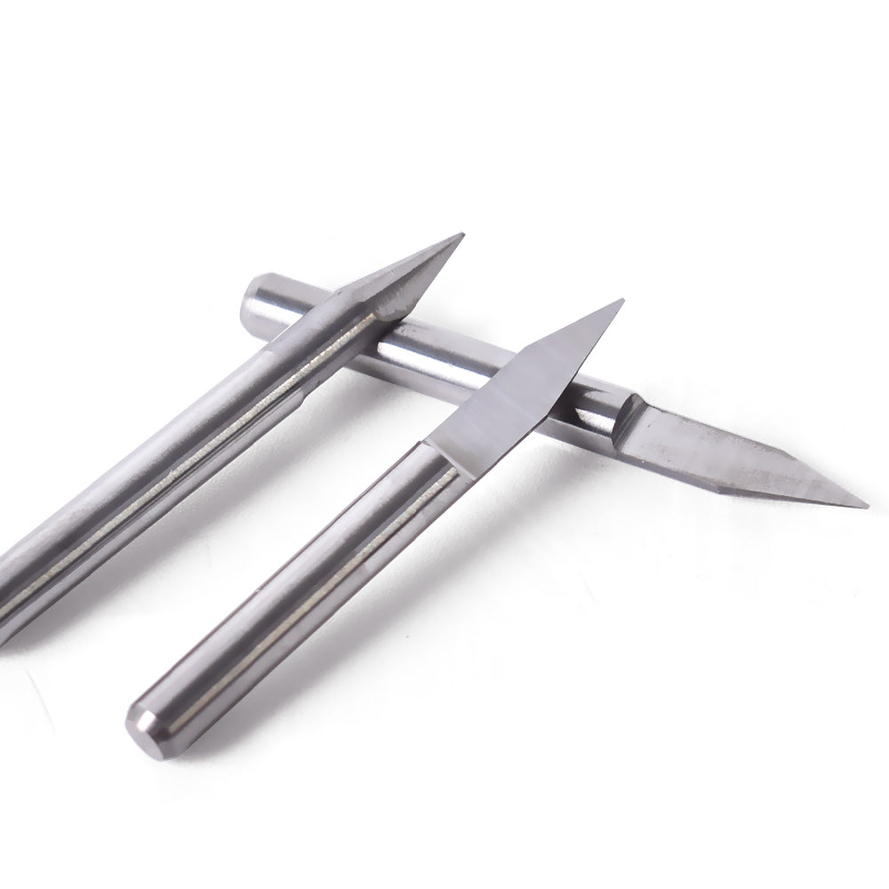 3.175mm 10° 15° 20° 30° Carbide Engraving Bit, Engraving Knife CNC Router Tools for Circuit Board