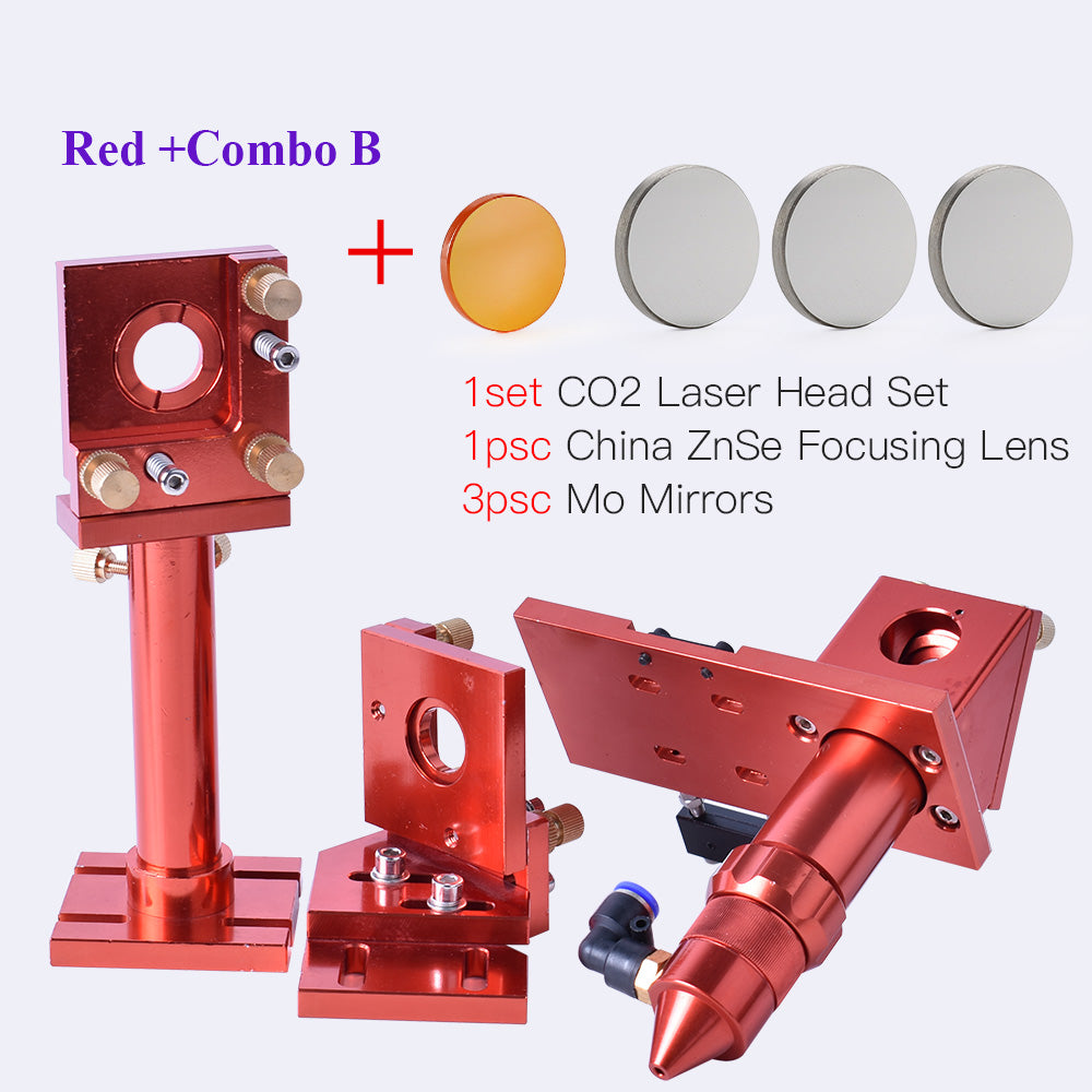 Tête Laser CO₂ Startnow Ø20 mm FL38.1 & Ø20 mm FL50.8 / 63.5 / 101.6 mm – Support pour Machine de Gravure et Découpe Laser