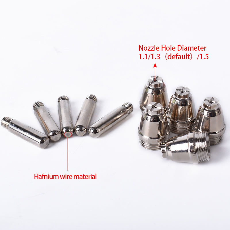 Startnow AG60 Plasma Welding Nozzle 100PCS Consumables SG55 WSD60 Torch with Pilot Arc Function Handheld Cutter kit