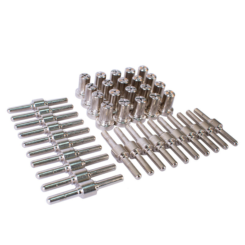 Startnow 40 stuks PT31 plasmatoortsrol, pilotboogmondstukken, elektrodekits LG-40 lasmachine CUT40 312