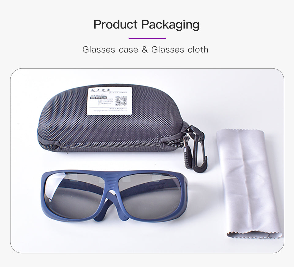 Lunettes de sécurité pour graveur laser certifiées CE Startnow OD4+ 10,6 um Lunettes de protection CO2 Lunettes de sécurité
