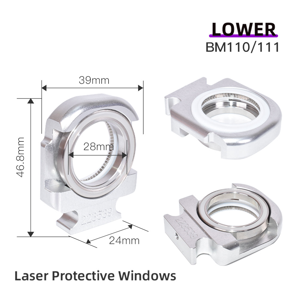 Raytools Upper Drawer Lower Laser Protective Windows