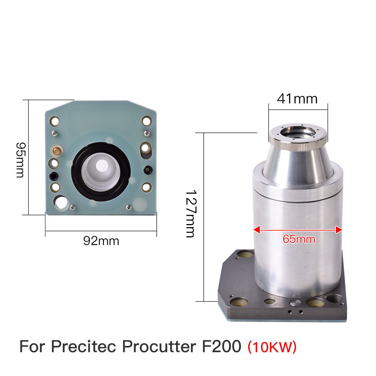 Startnow Lazer Nozul Sensör Bağlantısı Nozul Bağlantı Parçası Precitec CM2 SE Serisi ProCutter HANS Fiber Lazer Kesim Kafası İçin