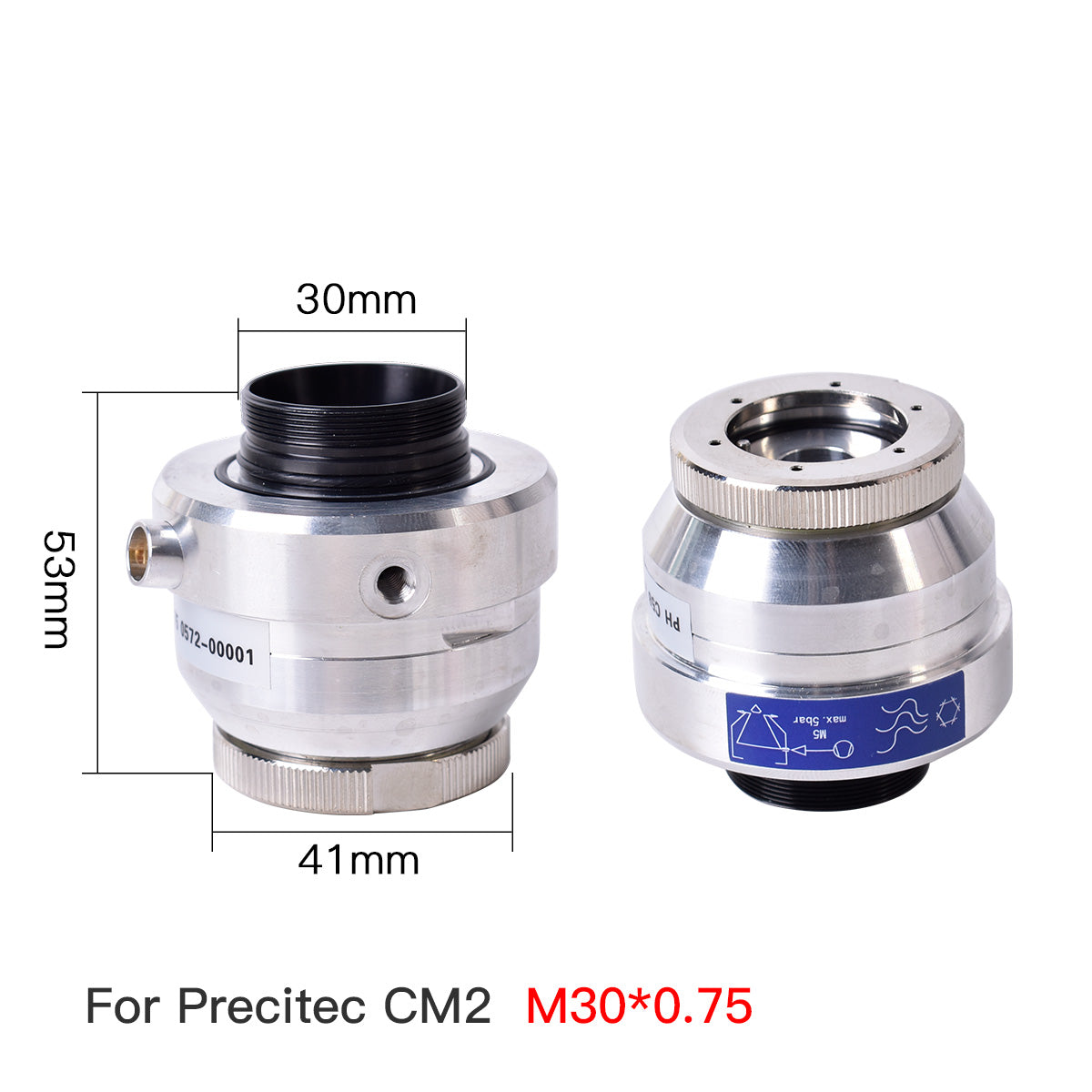 Startnow Lazer Nozul Sensör Bağlantısı Nozul Bağlantı Parçası Precitec CM2 SE Serisi ProCutter HANS Fiber Lazer Kesim Kafası İçin