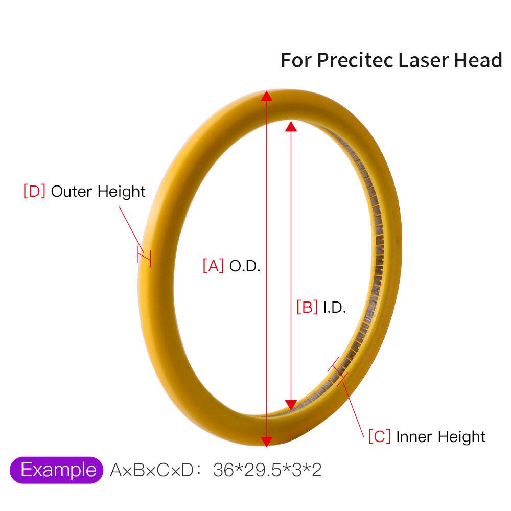 laser seal ring for precitec laser cutting head