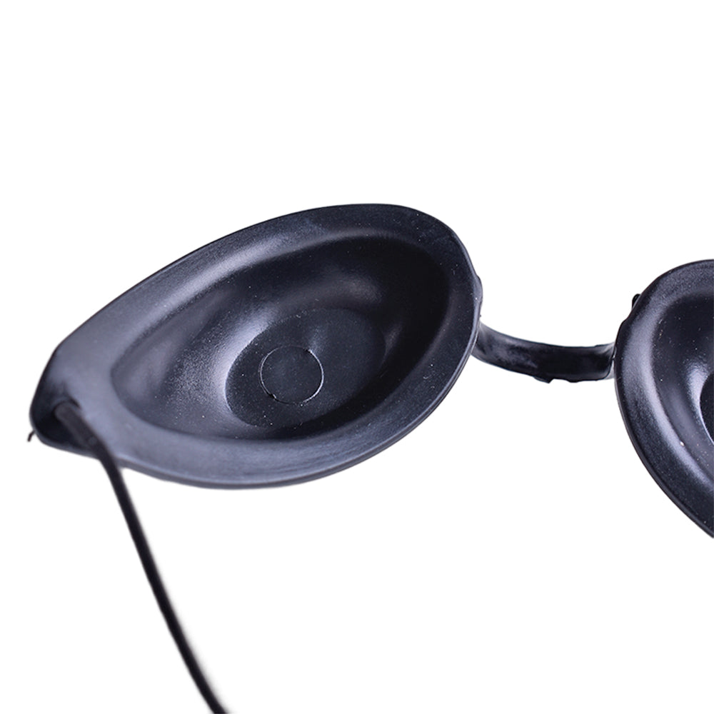 for Patients in IPL, UV, Infrared LED Light Therapy Sunbathing on the Beach- Eye Patch Black