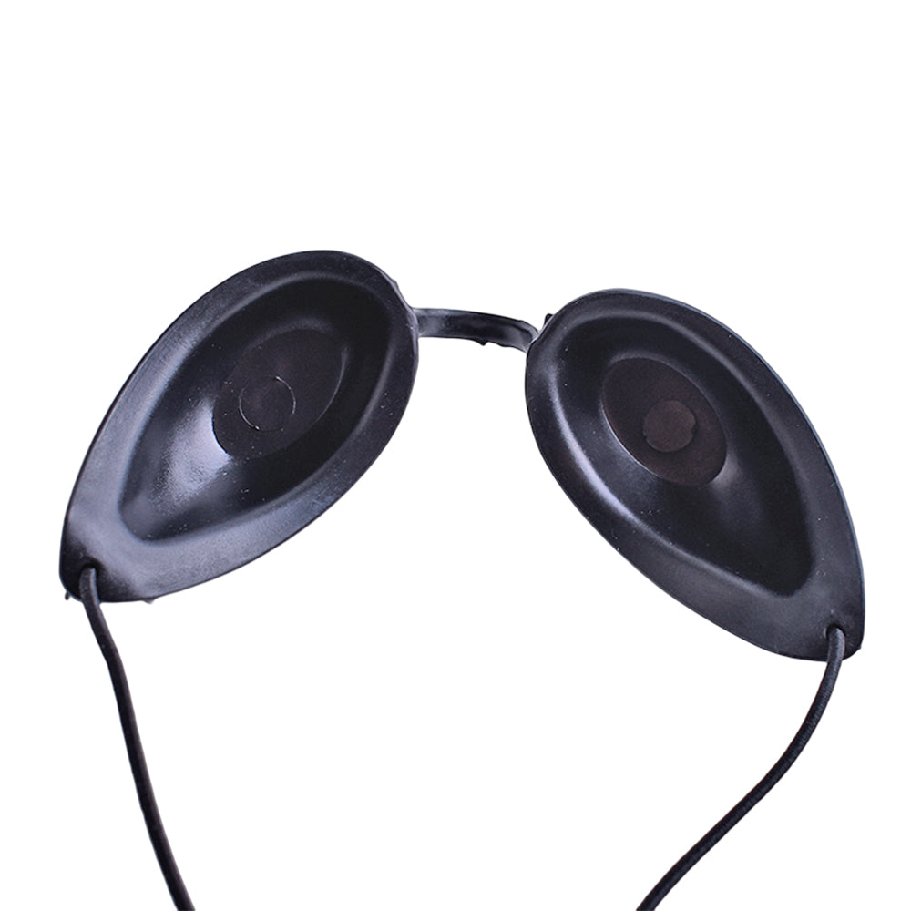for Patients in IPL, UV, Infrared LED Light Therapy Sunbathing on the Beach- Eye Patch Black