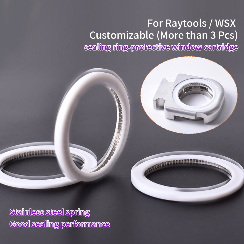 Seal rings made from PTFE materials are resistant to abrasion