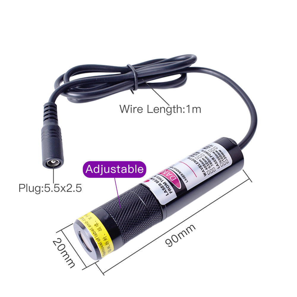 660nm 100mW 20x90 Laser red locator