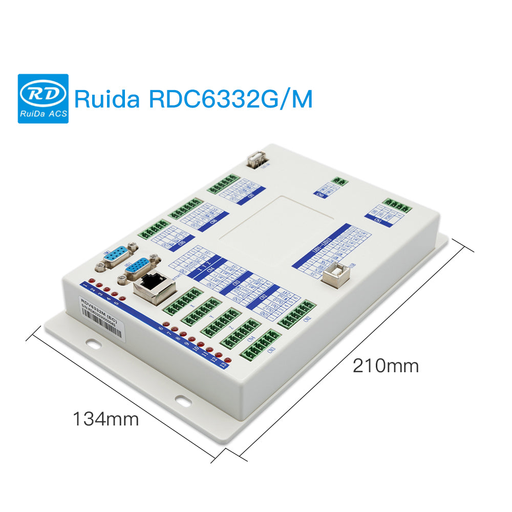 Kontroler lasera CO2 Startnow RDC6332G/M Bezprzewodowy system zdalnego sterowania Ruida DSP Płyta główna Metalowa hybrydowa maszyna do cięcia laserowego