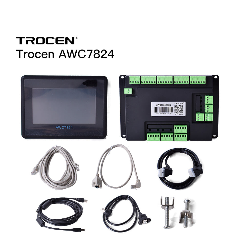 Trocen AWC7824 CO2 lasercontrollerkaart upgrade Anywells AWC708C Lite CNC-besturingssysteemkaart