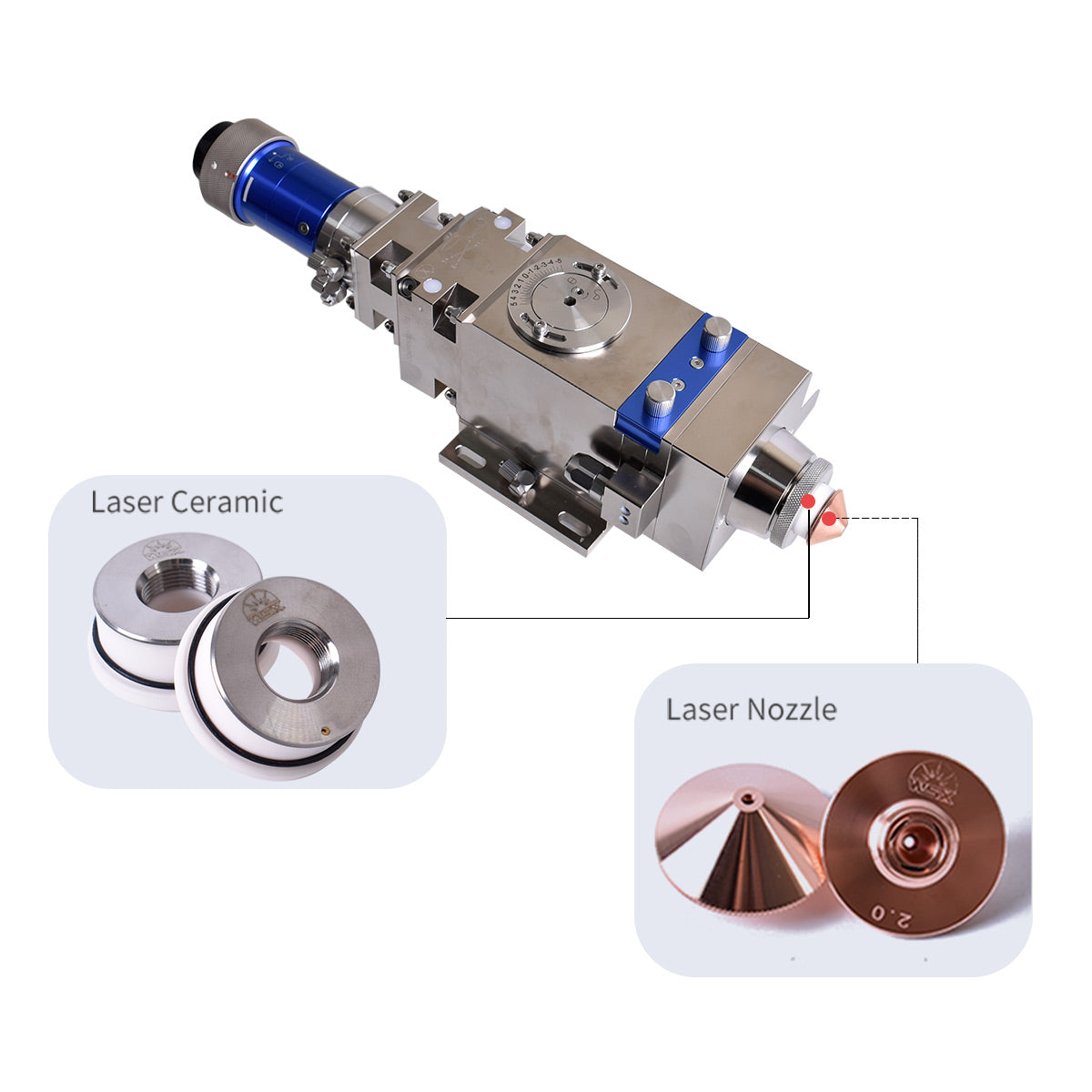 WSX laser head Original Laser Nozzle Ceramic