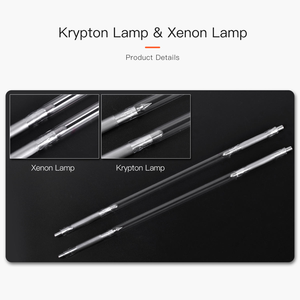 Startnow Laser Xenon Lamp Marking Machine Spawanie Części Rura laserowa YAG Lampa łukowa ksenonowa Lampa błyskowa laserowa Impulsowa