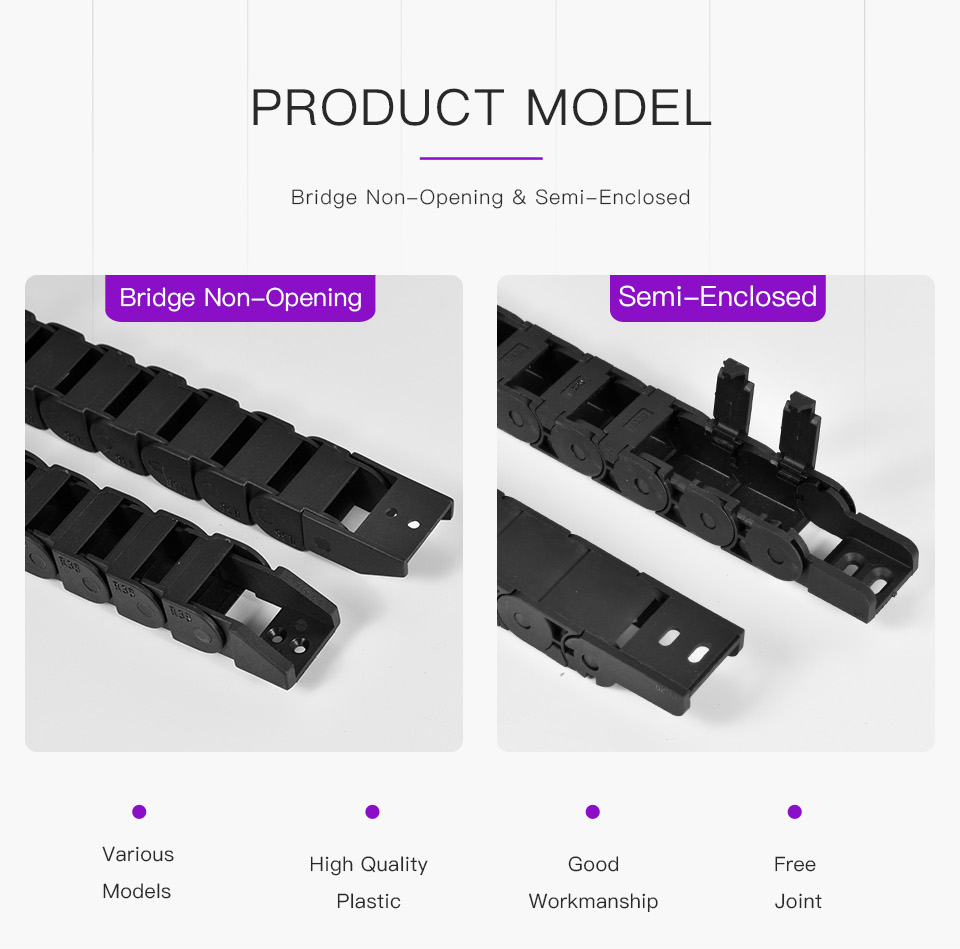 Semi Closed Drag Chain