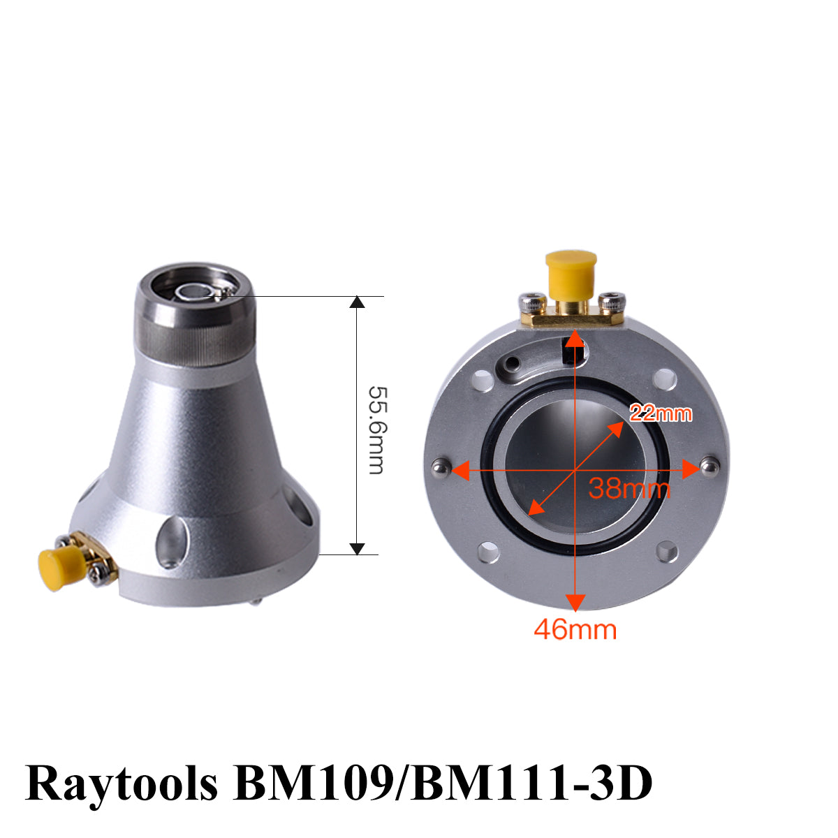 Startnow Laser Nozzle Sensor Connector BT210S BT230 BT240S BM111 Nozzle Connection Parts For Raytools Fiber Laser Cutting Head