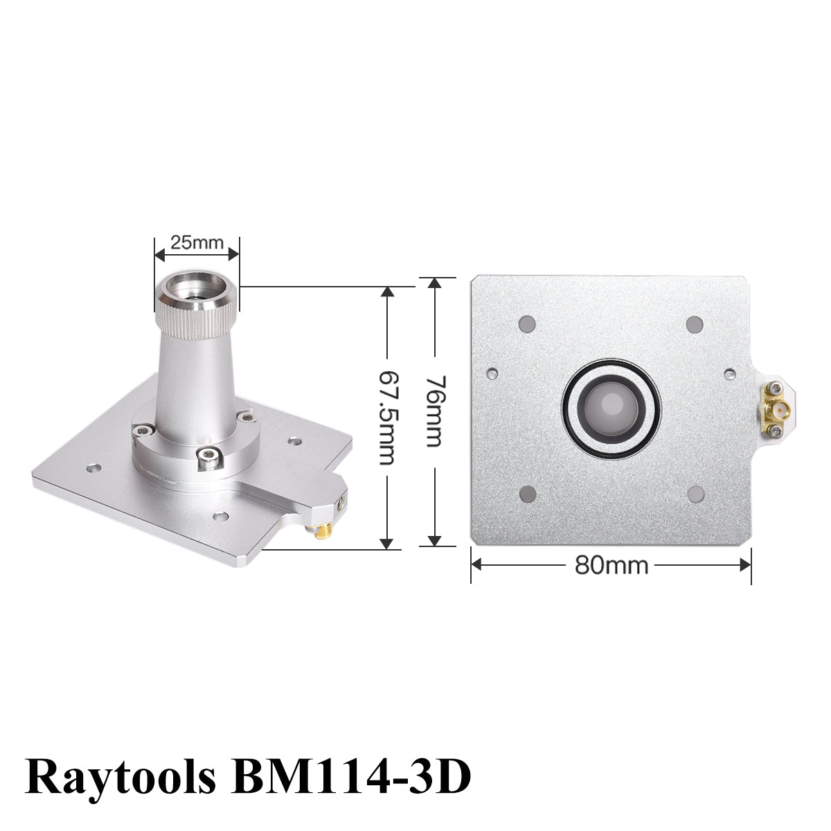 Startnow Laser Nozzle Sensor Connector BT210S BT230 BT240S BM111 Nozzle Connection Parts For Raytools Fiber Laser Cutting Head