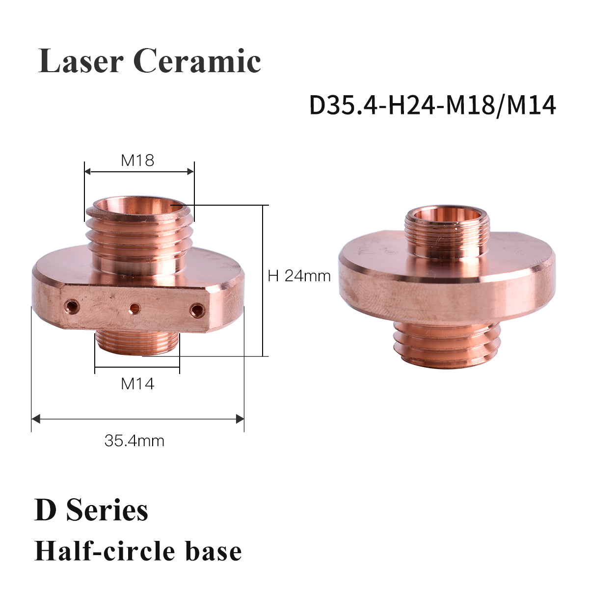 Startnow Laser Keramik Isolierring 3501/3502 Schrägloch 2700/2702