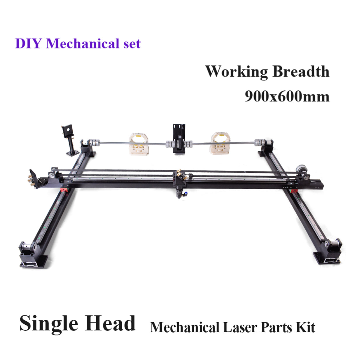 Startnow DIY CO2 Laser Metal Parts 900mmx600mm Outer Sliding Rails Kits Single Head XY Axis Mechanical Laser Parts Set
