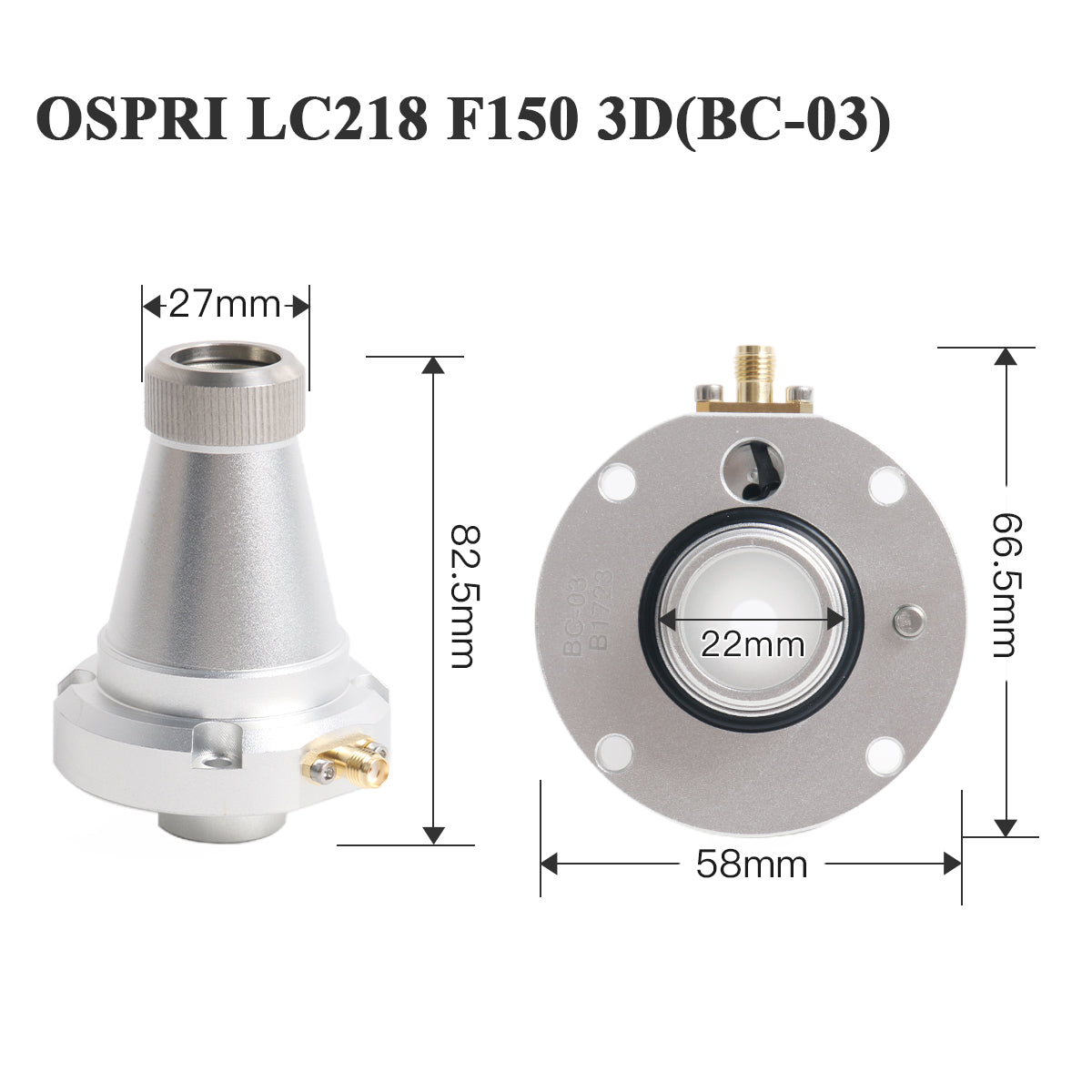 Startnow Laser Düse Anschluss Sensor Ospri LC218 LC-40 LCS03C LC608 LC80 LCN03A 3D NC-04 F150 CNC Ausrüstung Schneidkopf Teile