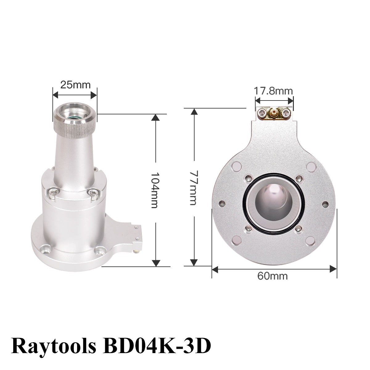 Startnow Laser Nozzle Sensor Connector BT210S BT230 BT240S BM111 Nozzle Connection Parts For Raytools Fiber Laser Cutting Head