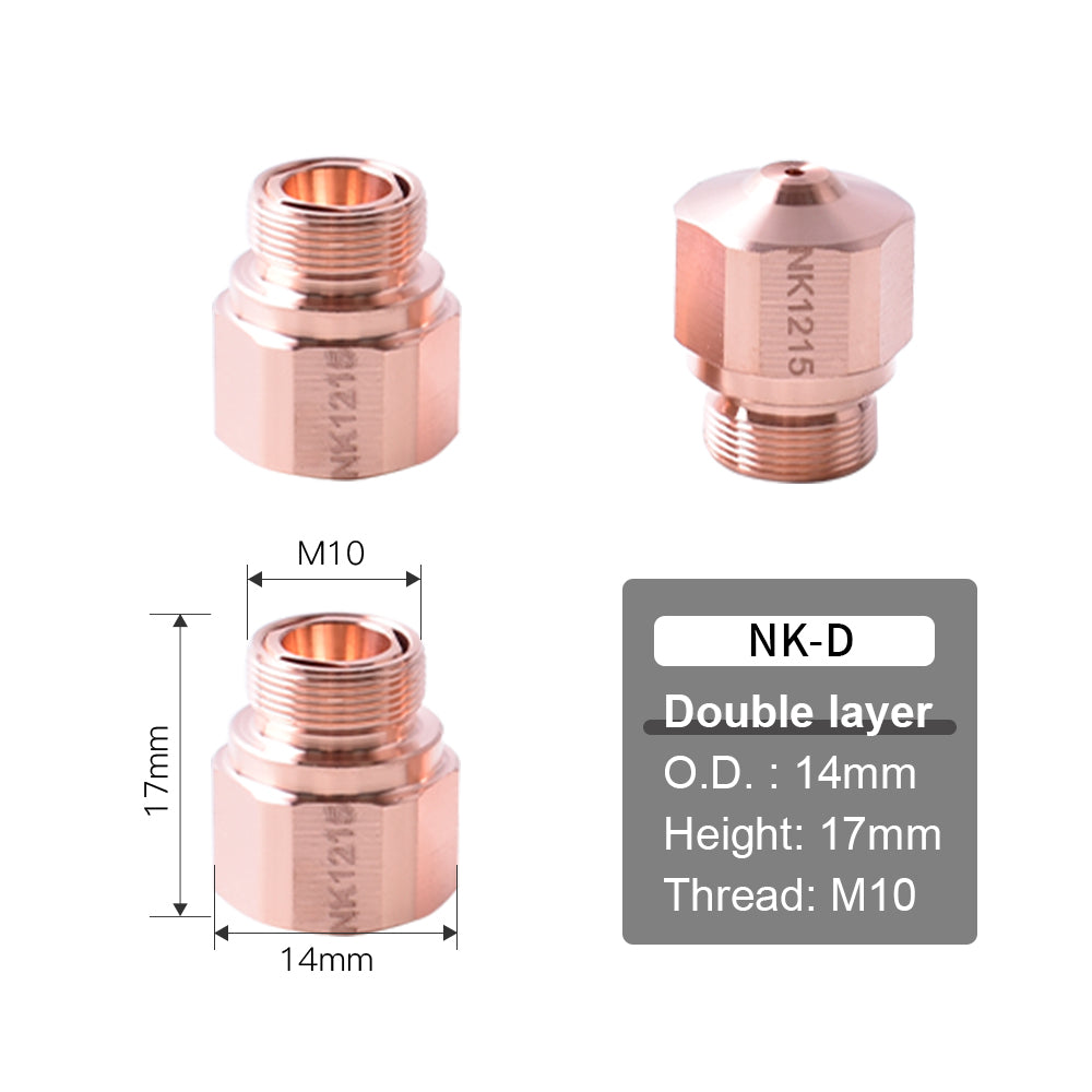 Startnow BC Fiber Laser Nozzle HK/NK Laser Head Single Layer 1.0 1.5 2.0 3.0