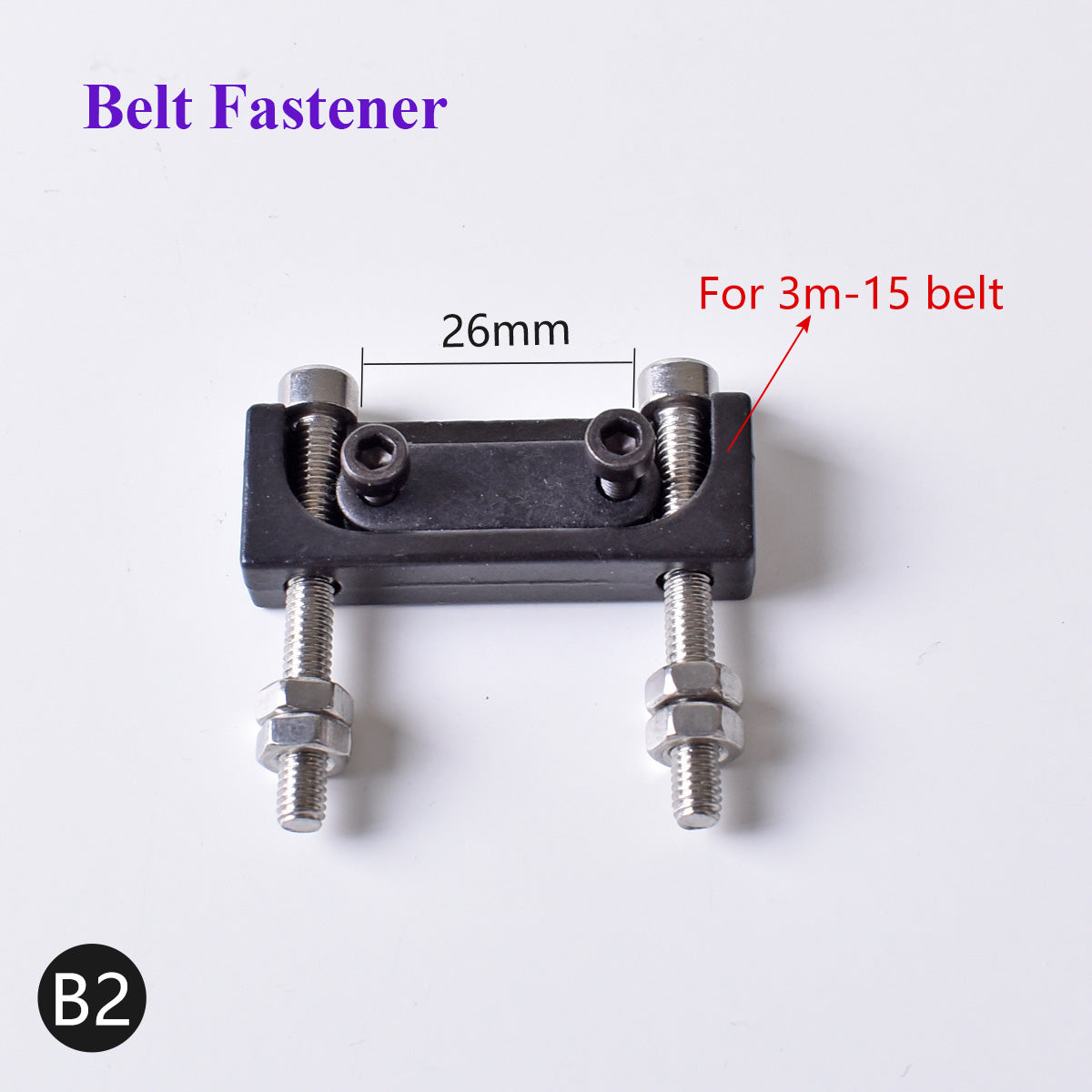 Timing Belt Fastener & 57 Stepper Motor Base Bracket & Connecting Plate Installation Board For DIY CNC CO2 Laser Metal Machine
