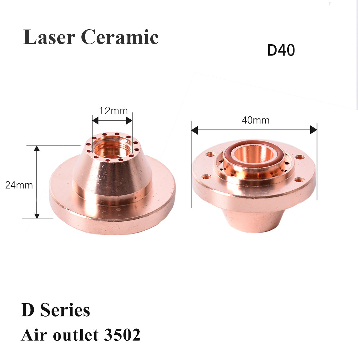 Startnow Laser Keramik Isolierring 3501/3502 Schrägloch 2700/2702