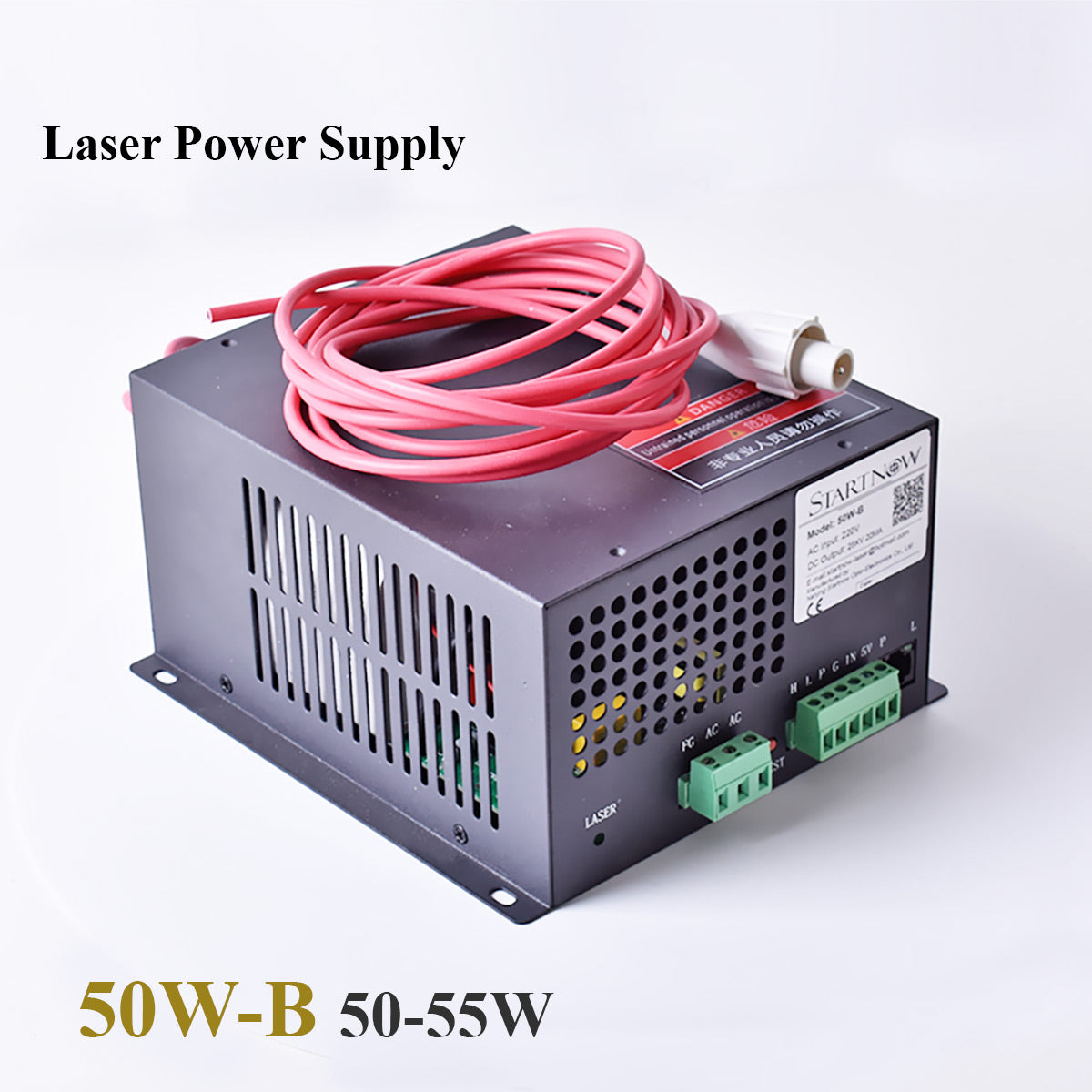 Startnow 80W-B CO2 Laser Power Supply With Network Port 110V 220V Voltage MYJG 50W 60W For Laser Tube