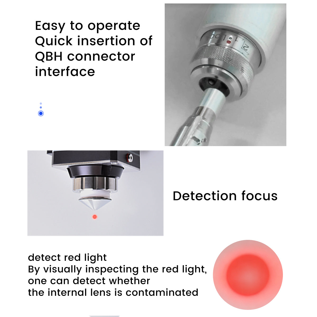 Startnow Red Green Light Indicator Laser Positioning Tool for Fiber Laser Cutting Machine Nozzle Alignment Lens Testing