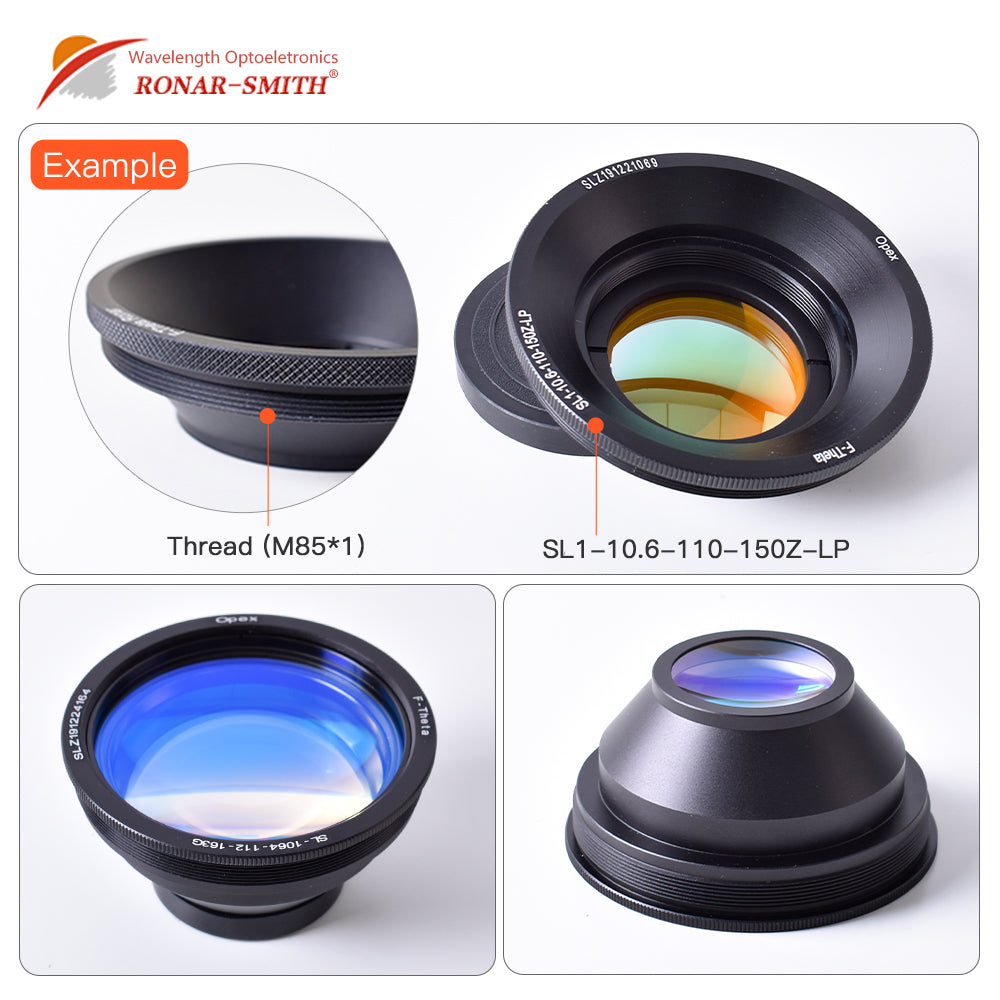 F-theta lenses are designed to focus a laser beam onto a planar image plane