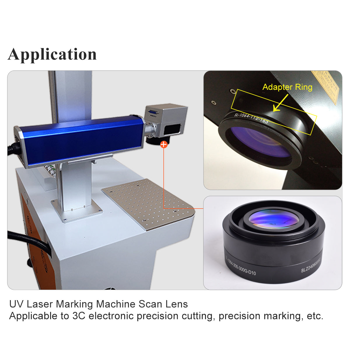 Laser Lens Adapter Ring for M85 to M79 Field Lens