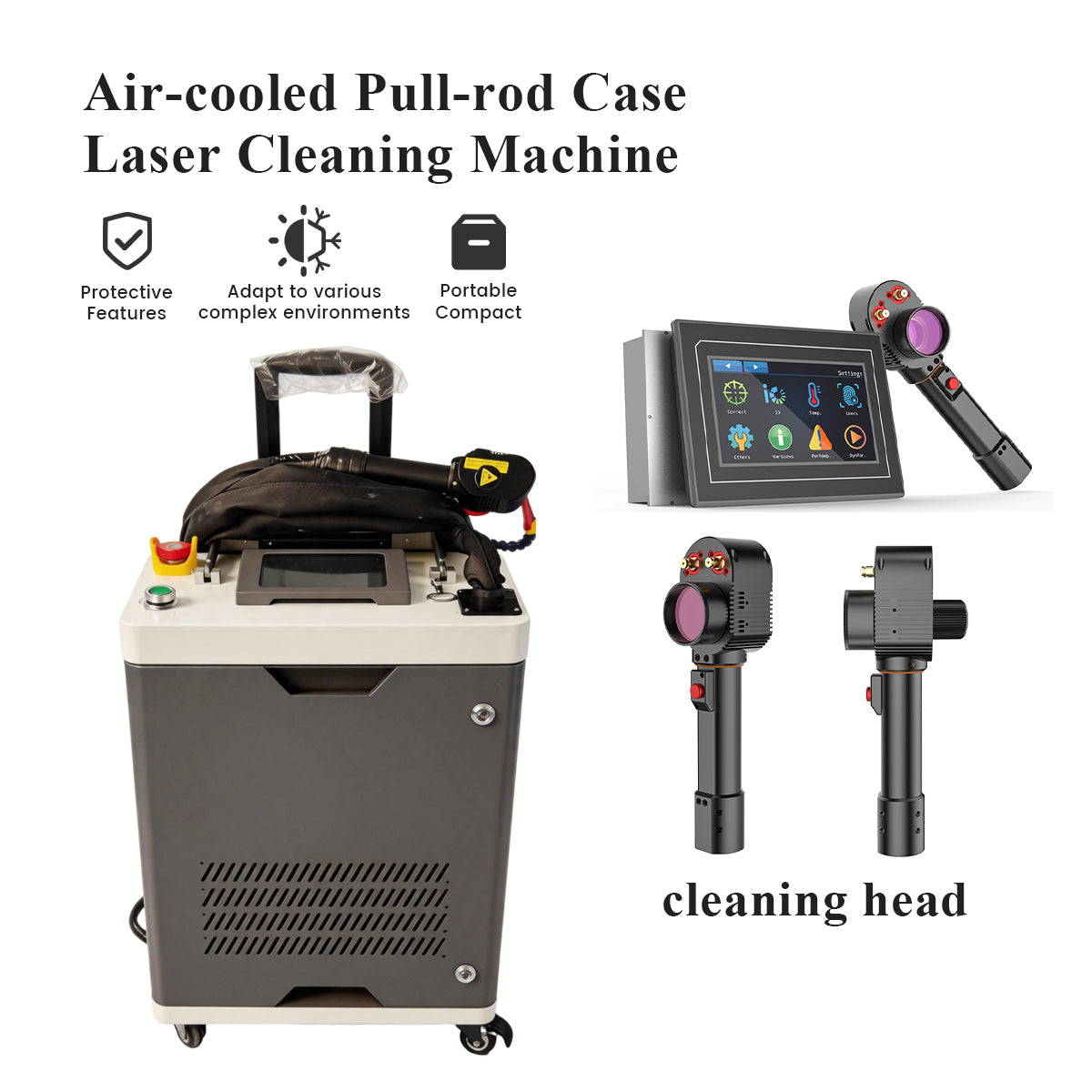 portable air‑cooled laser cleaner