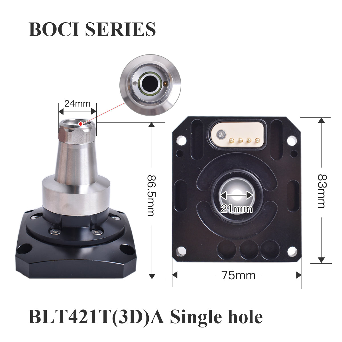Startnow Laser Sensor Connector For BLT421/641 Boci Cutting Head Nozzle Ceramic Holder Accessory