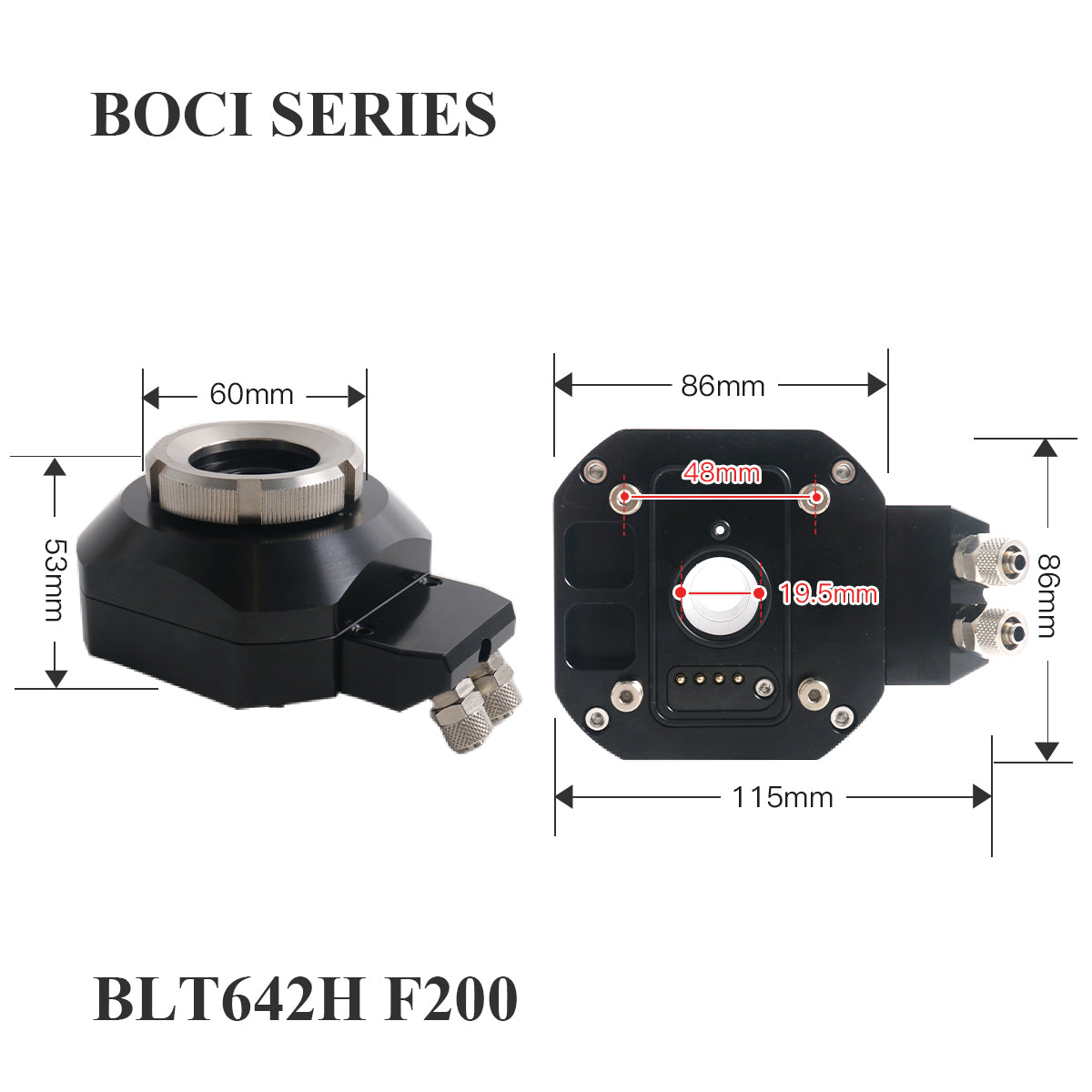 Startnow Laser Sensor Connector For BLT421/641 Boci Cutting Head Nozzle Ceramic Holder Accessory