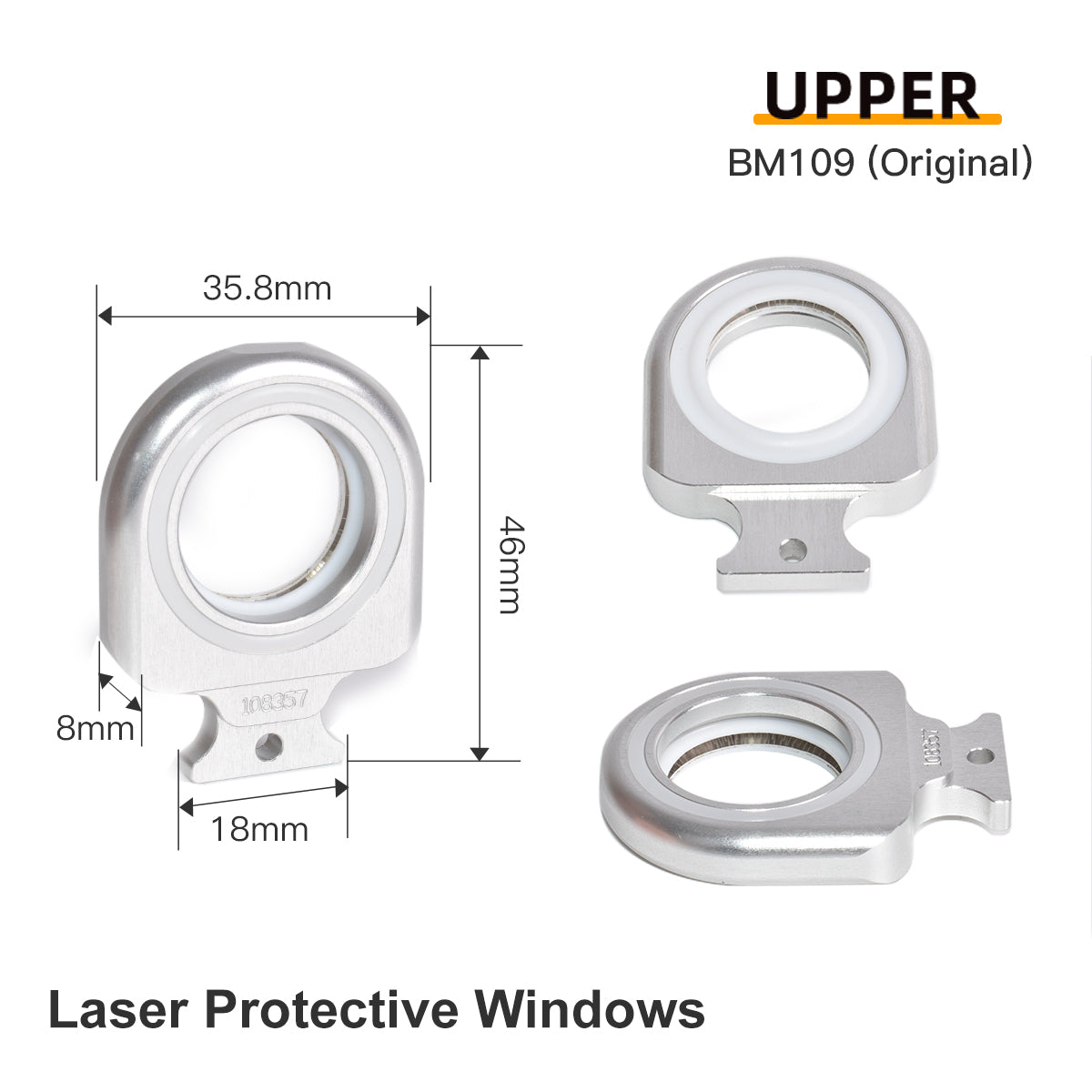 Startnow Original Raytools Upper Lower Laser Protective Windows Base Seat