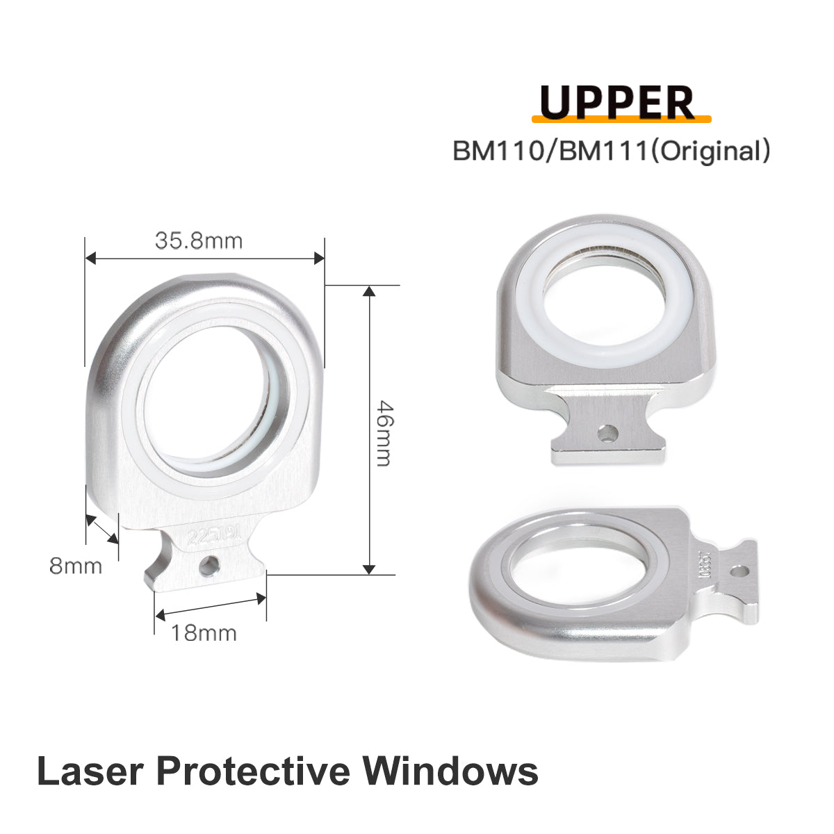 Startnow Original Raytools Upper Lower Laser Protective Windows Base Seat