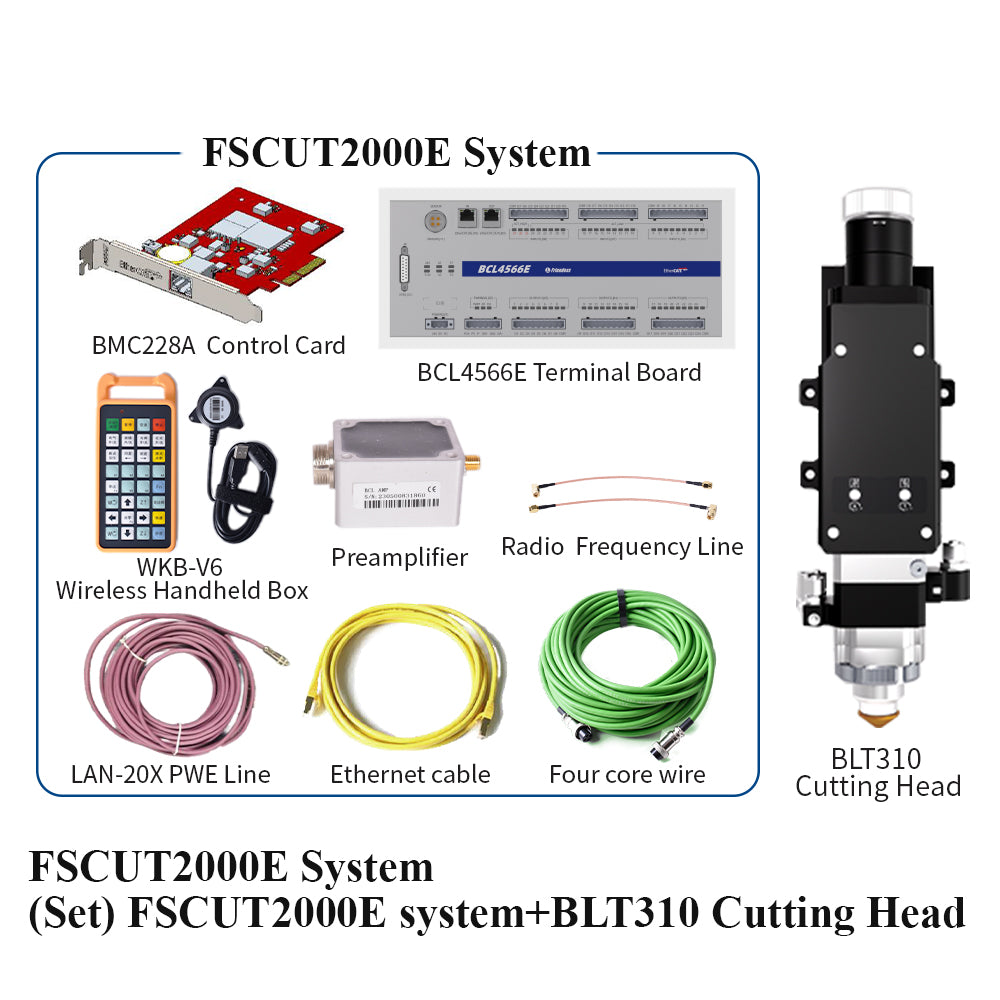 BOCI/BOCHU Cutting Head BLT310 and Control System FSCUT2000E Set