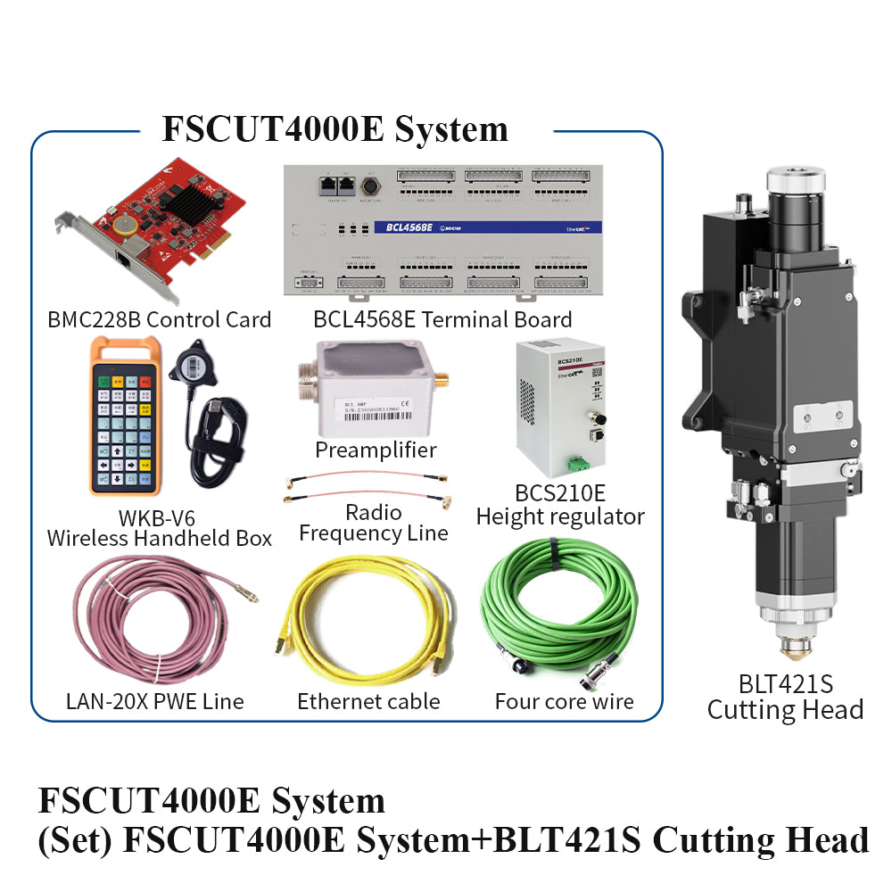 BOCI/BOCHU Cutting Head BL421S and Control System FSCUT4000E Set