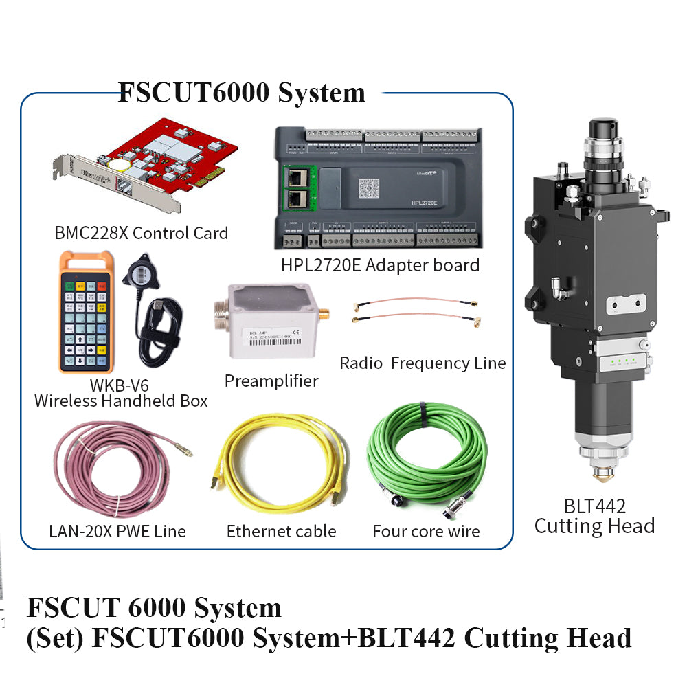 BOCI/BOCHU Cutting Head BLT442 and Control System FSCUT6000 Set