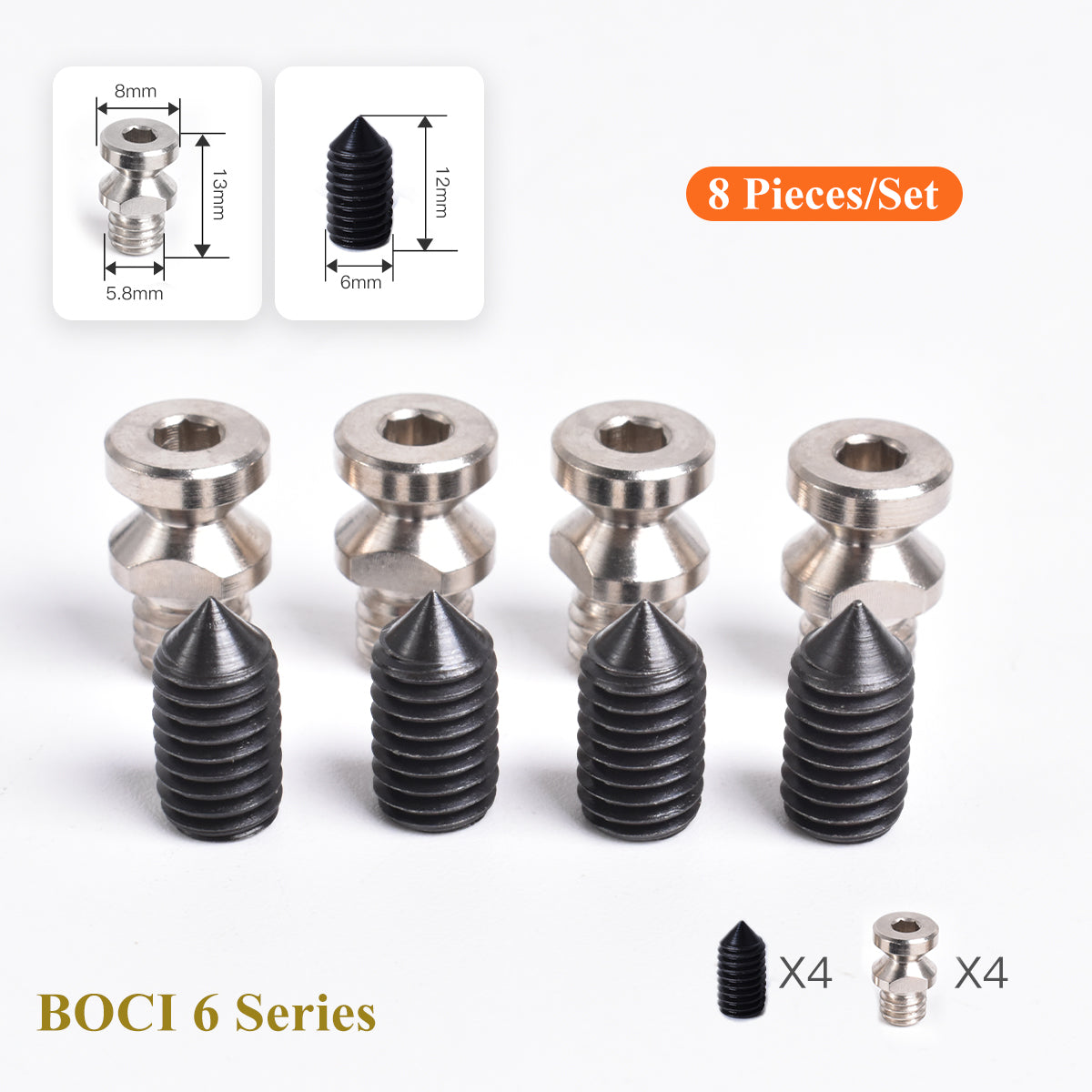 Startnow BOCI Laser Cutting Head Focusing Base Anti-collision Screw