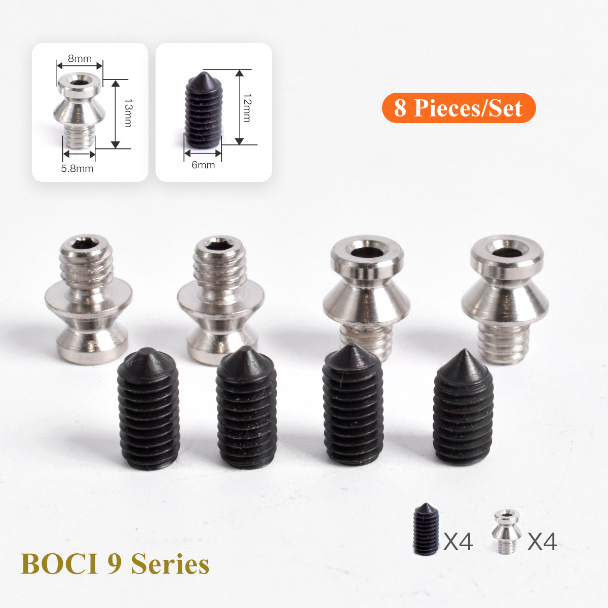 Startnow BOCI Laser Cutting Head Focusing Base Anti-collision Screw