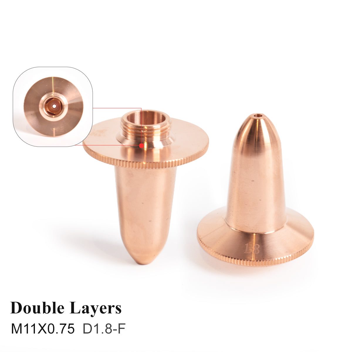 BOCI original double layers laser nozzle