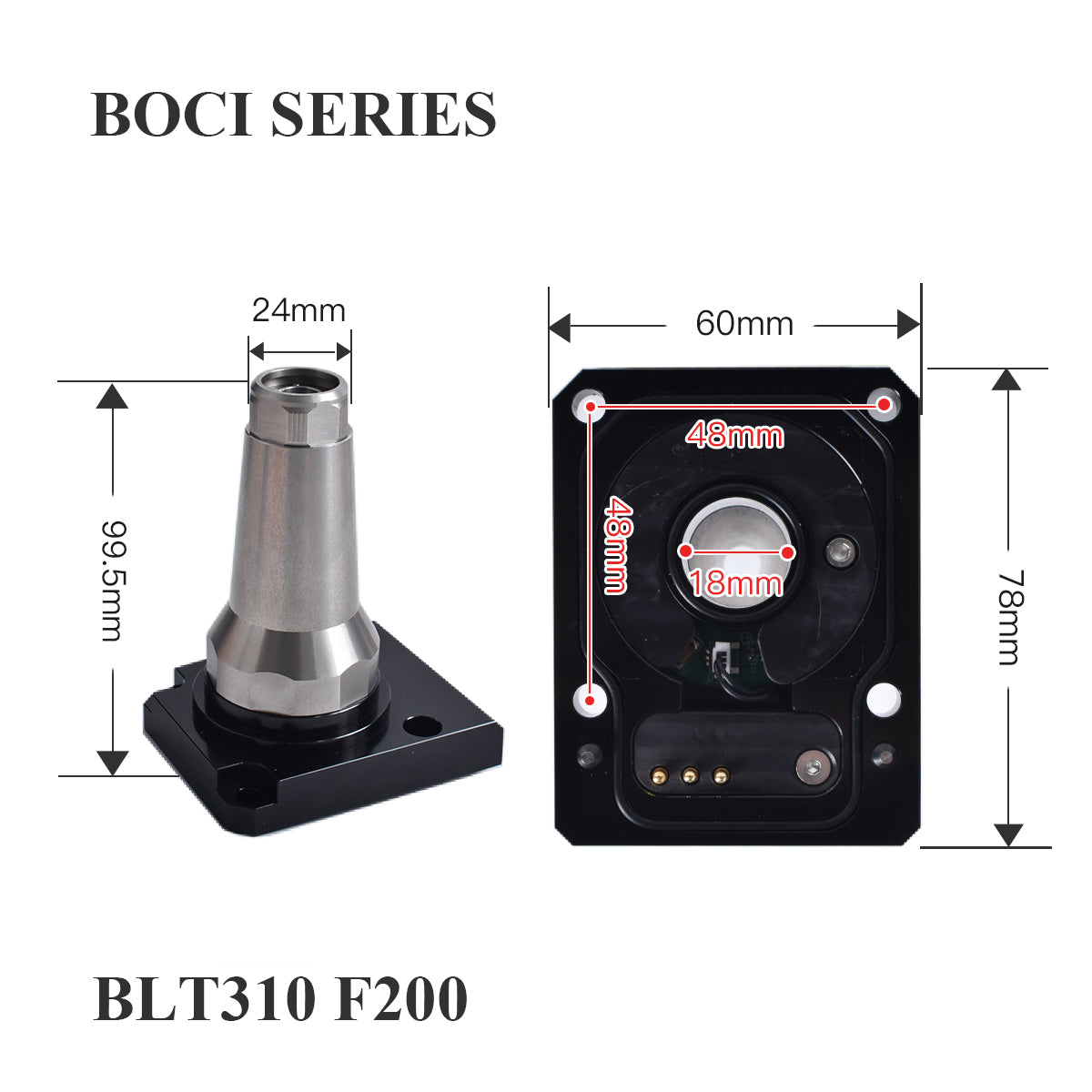 Startnow Laser Sensor Connector For BLT421/641 Boci Cutting Head Nozzle Ceramic Holder Accessory