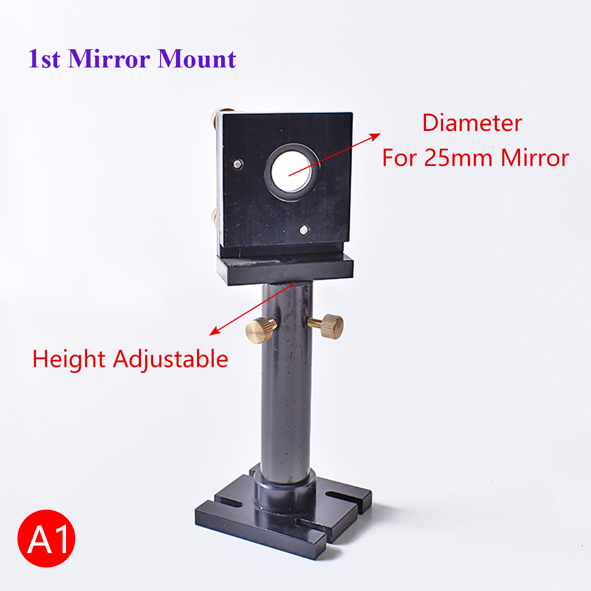 Startnow DIY CO2 Laser Head Set Focusing Lens Laser Mirror Mount Holder Integrative Base For Cutter Machine Metal Hardware Tools