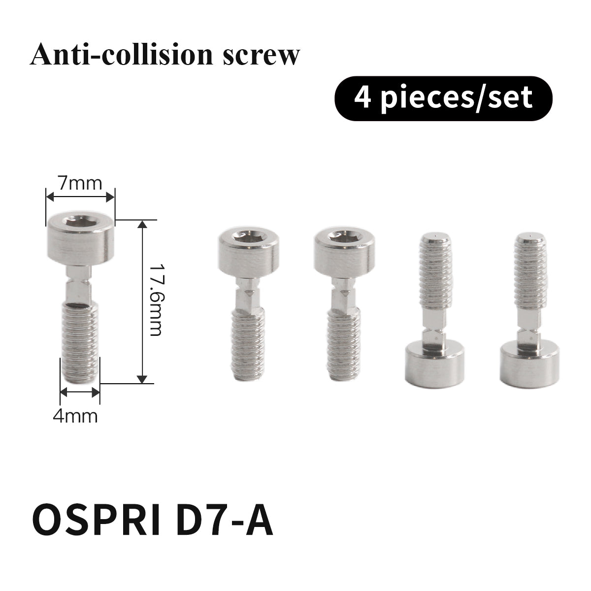 Startnow Anti-Collision Screw for BOCI OSPRI Raytools Max Laser Heads BLT441/BLT461T/BLT462T/BLT641
