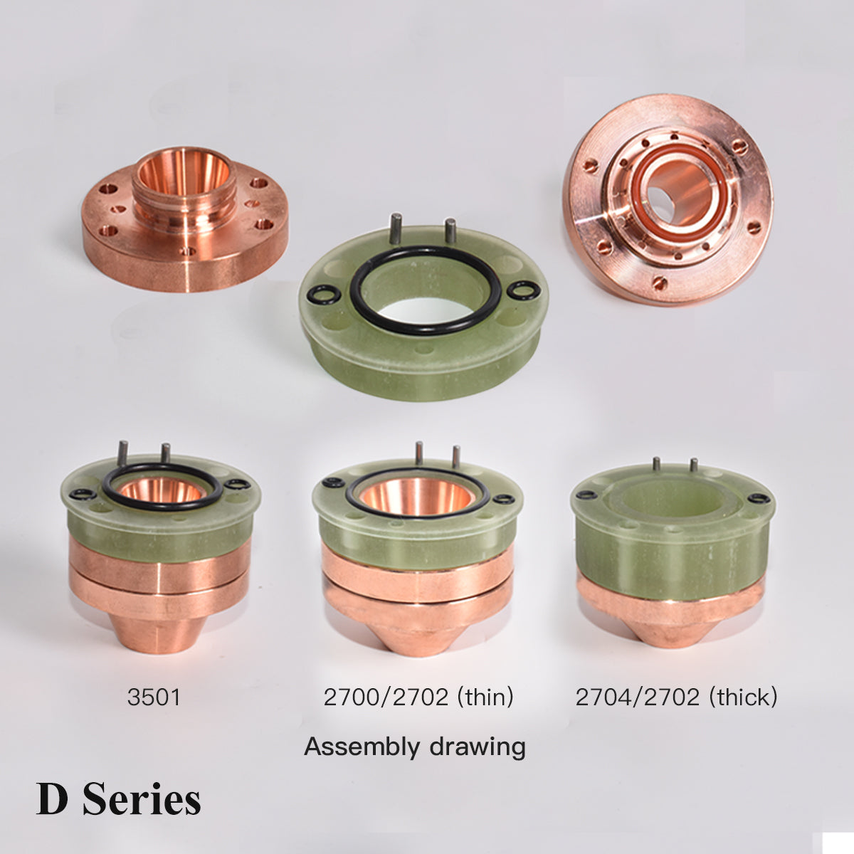  Laser Ceramic Nozzle Insulating Ring Air inlet/outlet
