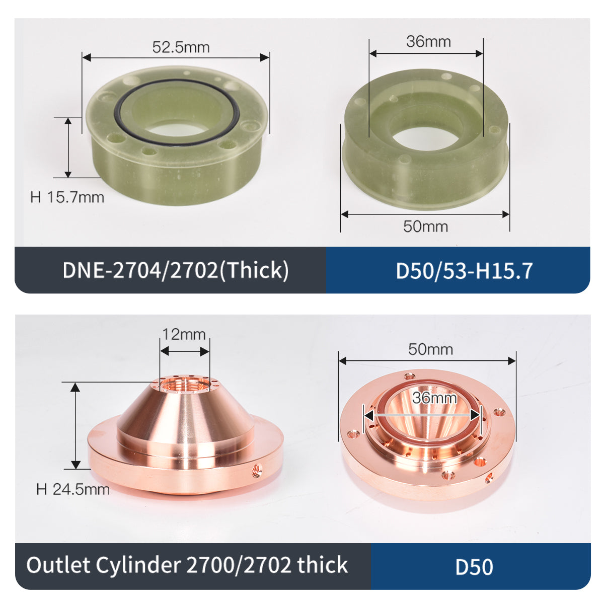 Startnow DNE 3501 Slant Hole Laser Ceramic Insulating Ring 2700/2702