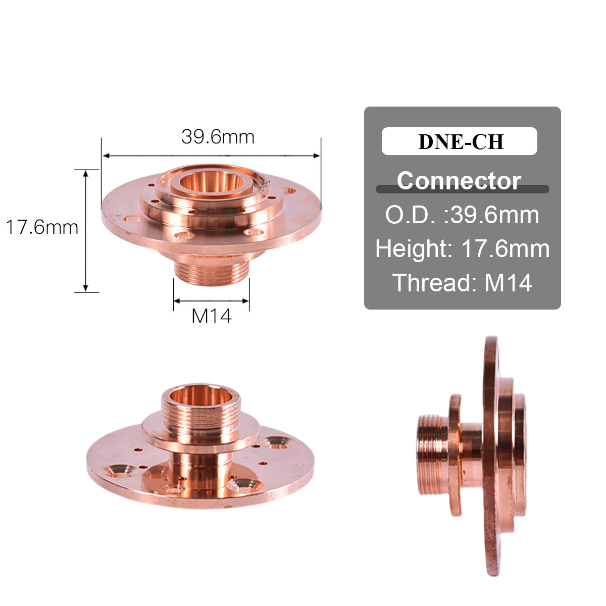 Startnow DNE Series D28 Laser Nozzle & Nozzle Connection Seat for Laser Cutting Machine