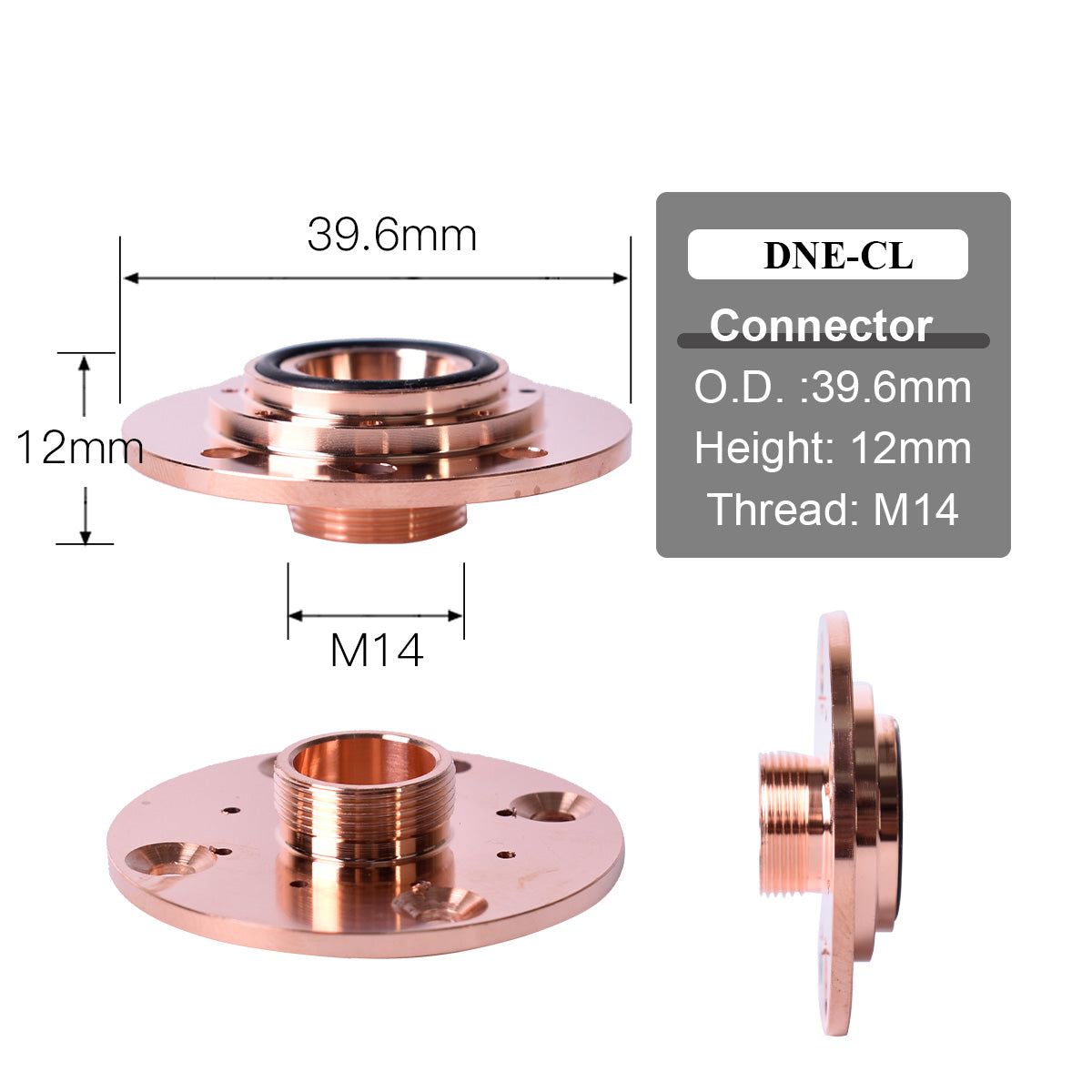 Startnow DNE Series D28 Laser Nozzle & Nozzle Connection Seat for Laser Cutting Machine