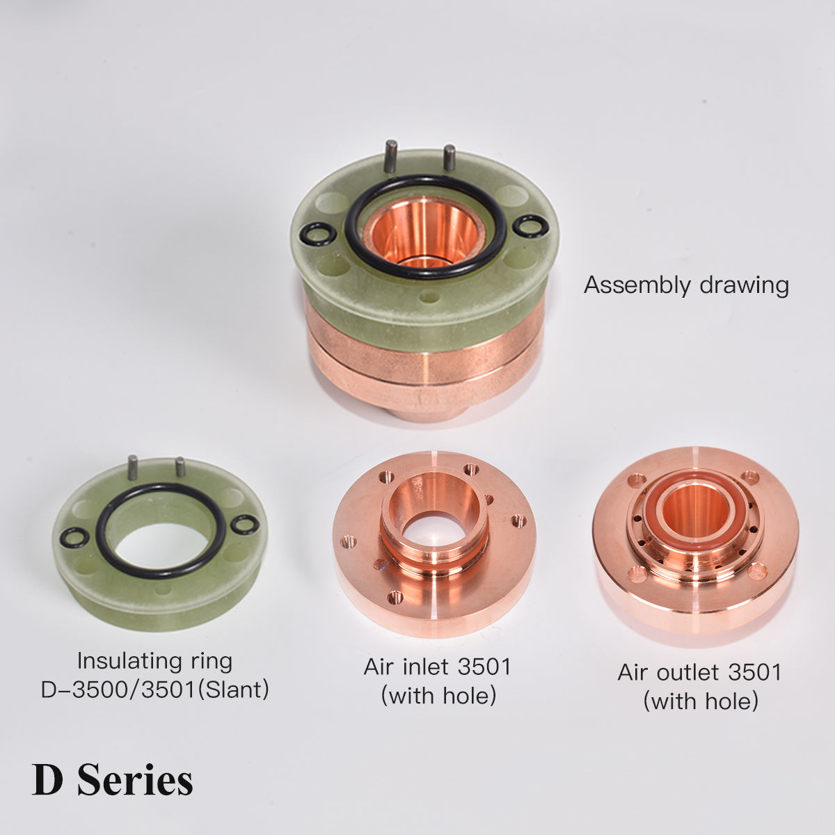 Startnow Laser Keramik Isolierring 3501/3502 Schrägloch 2700/2702